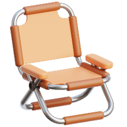 Camping chair icon Camping chair icon